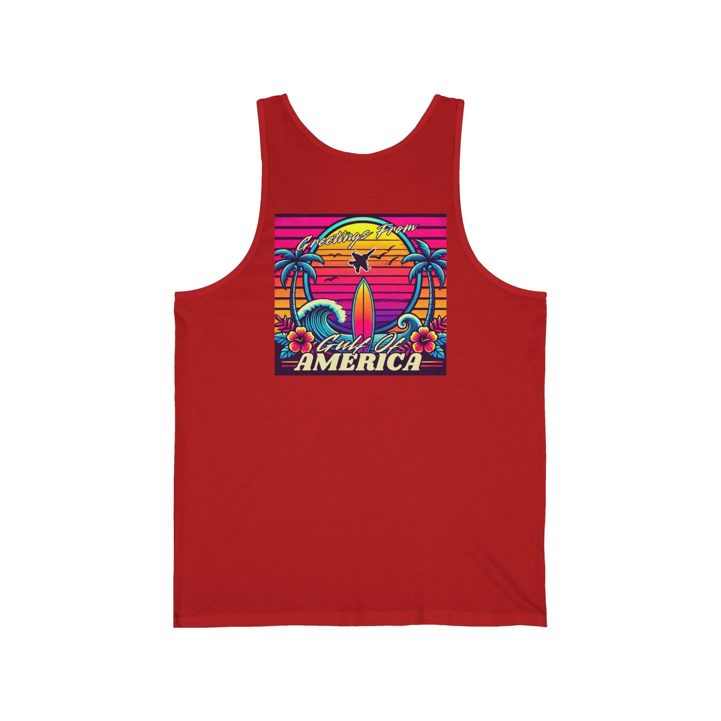 Neon Gulf of America - Unisex Jersey Tank