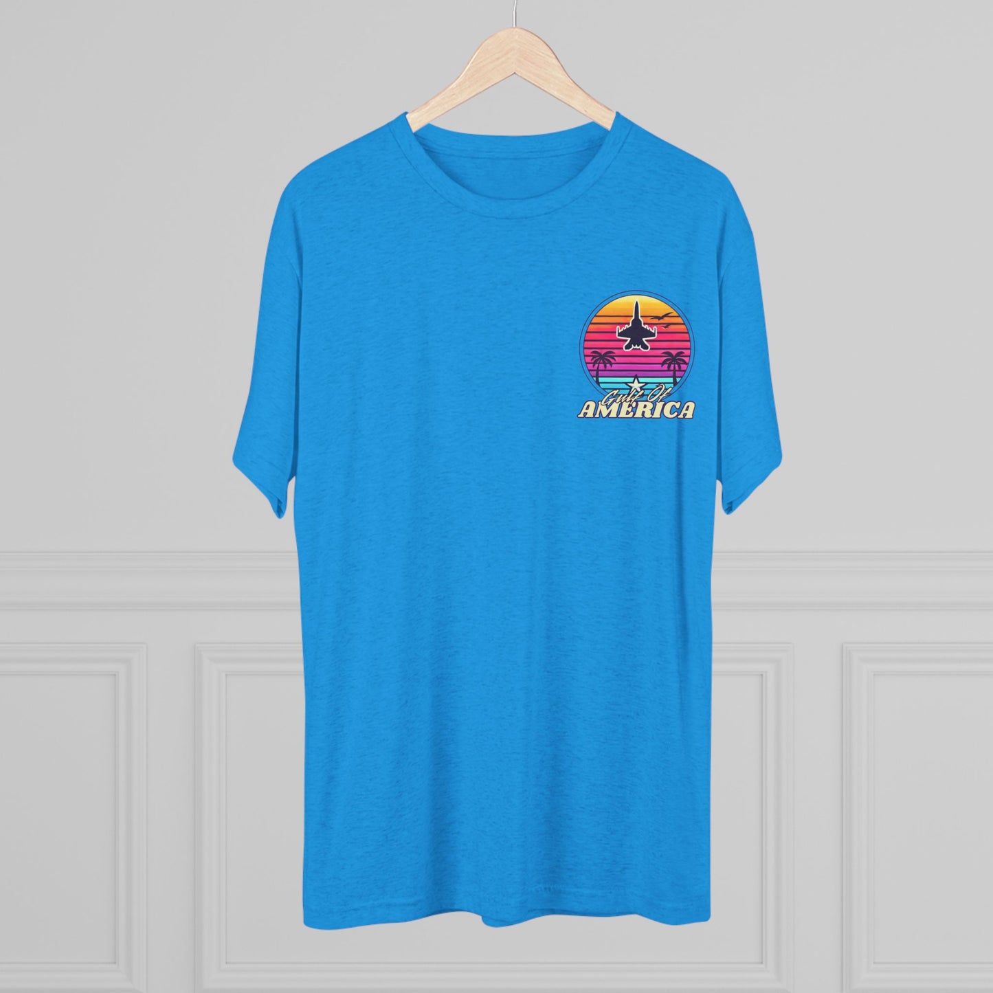 Neon Gulf of America - Unisex Tri-Blend Crew Tee
