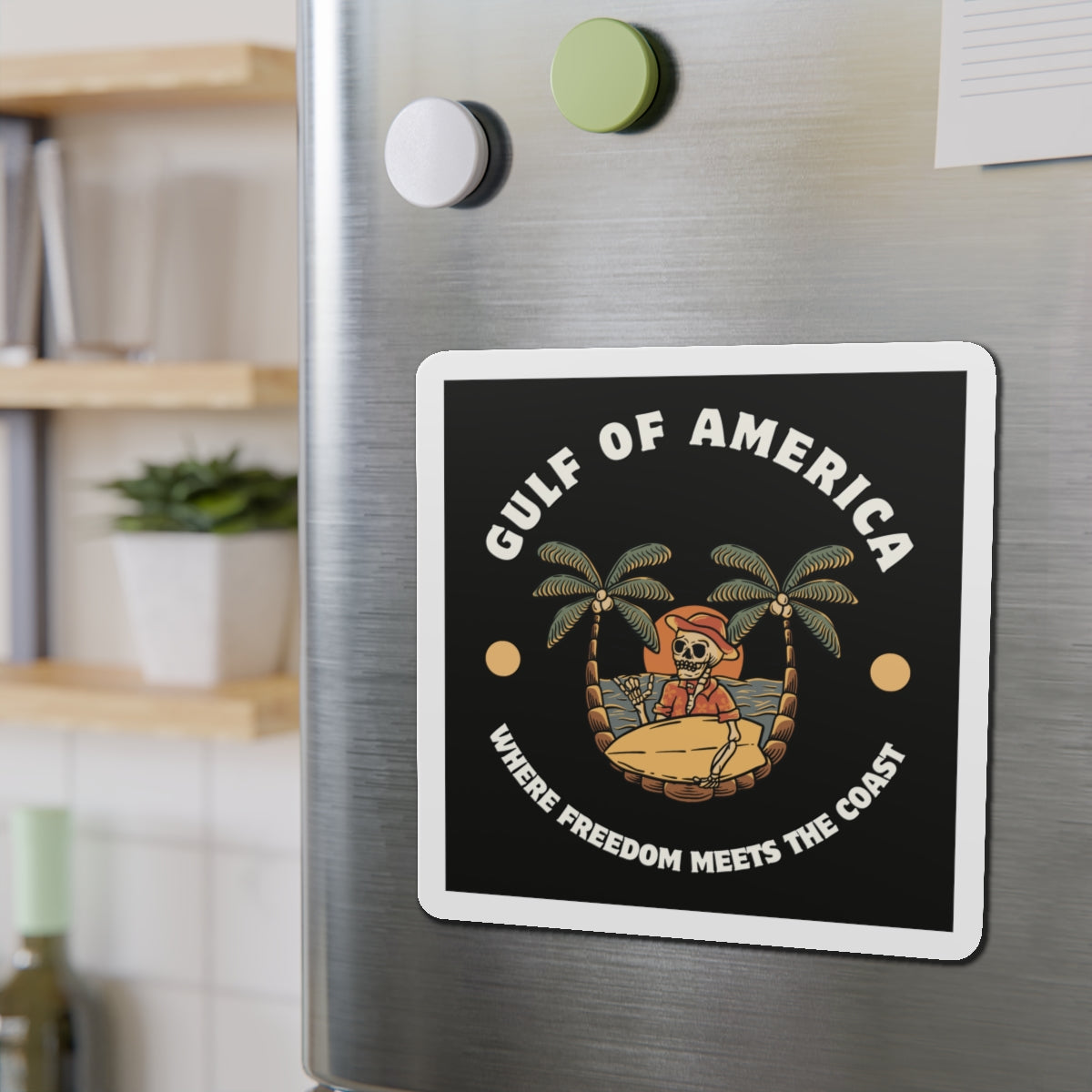 Gulf of America Die-Cut Magnet
