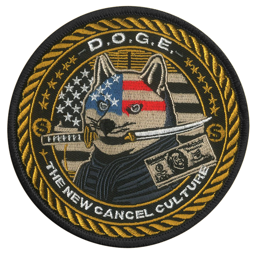 Doge News Official Embroidery Patch
