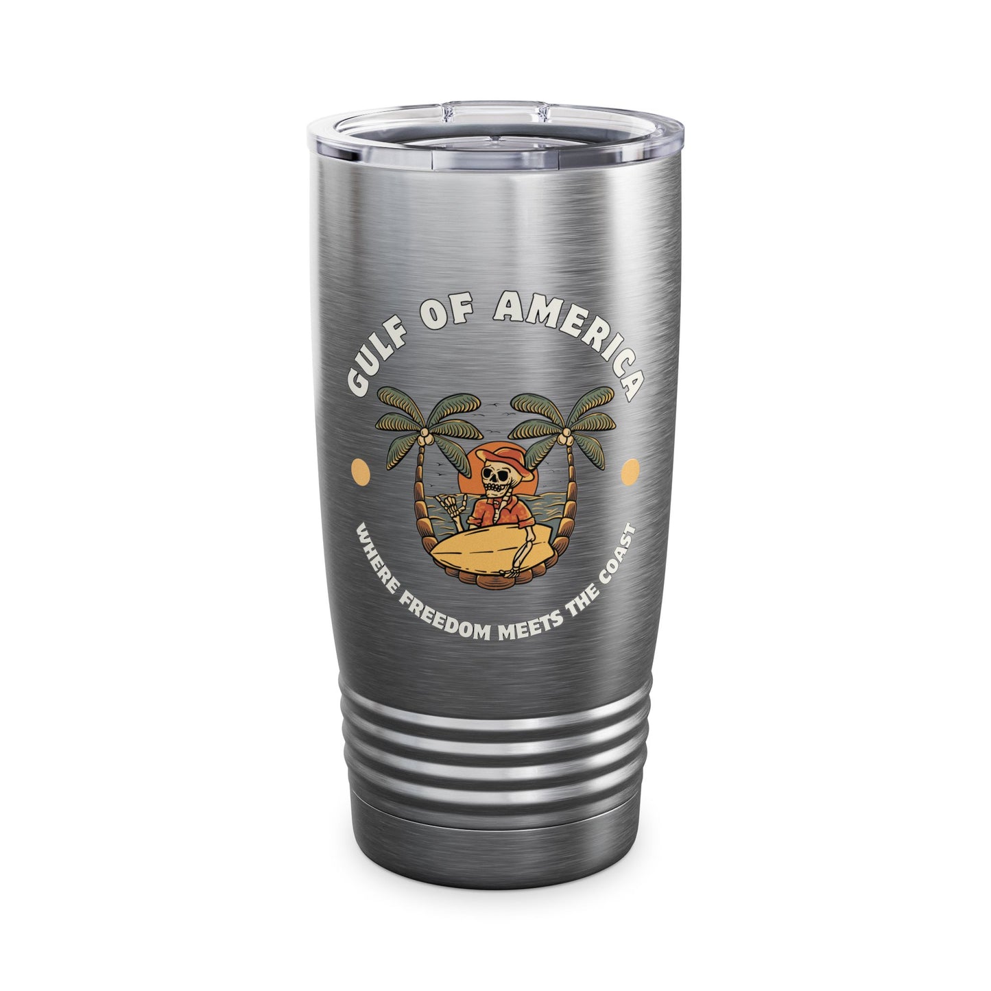 Where Freedom Meets the Coast - Ringneck Tumbler, 20oz