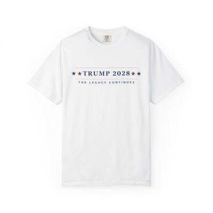 Trump 2028: The Legacy Continues - Unisex Garment-Dyed T-Shirt