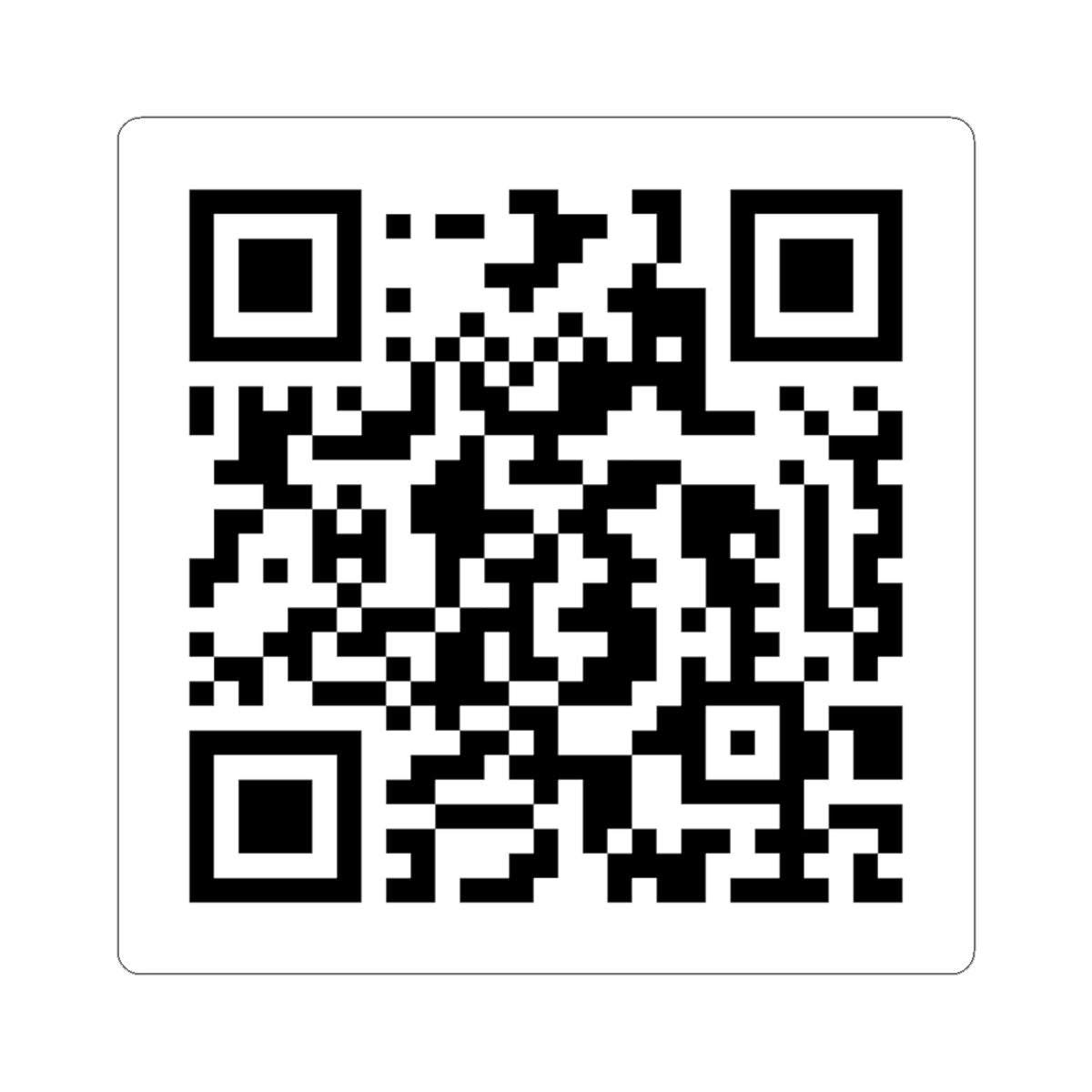 QR Code Surprise Kiss-Cut Stickers