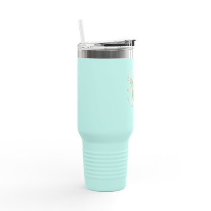 Where Freedom Meets the Coast - Insulated Travel Mug, 40oz