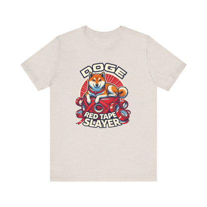 Red Tape Slayer Graphic Tee - Unisex Jersey Short Sleeve T-Shirt