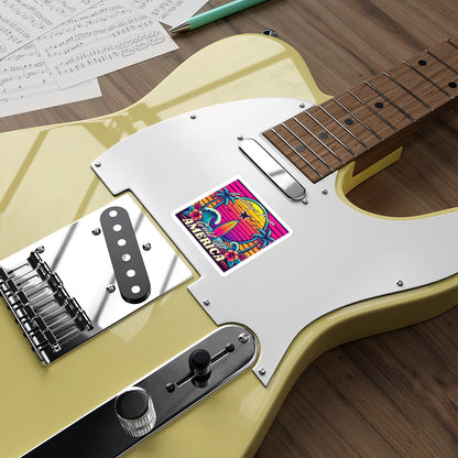 Neon Gulf of America - Die Cut Sticker