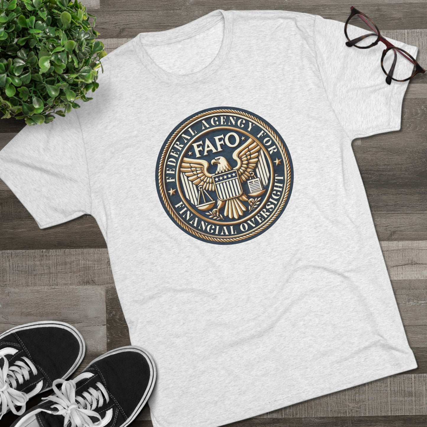 Federal Agent - Unisex Tri-Blend Crew Tee