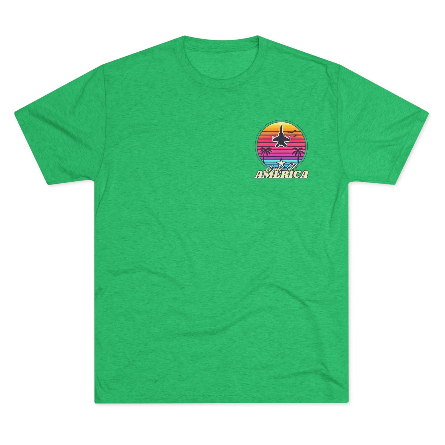 Neon Gulf of America - Unisex Tri-Blend Crew Tee