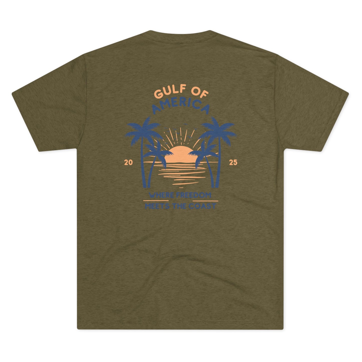 Gulf of America - Unisex Tri-Blend Crew Tee
