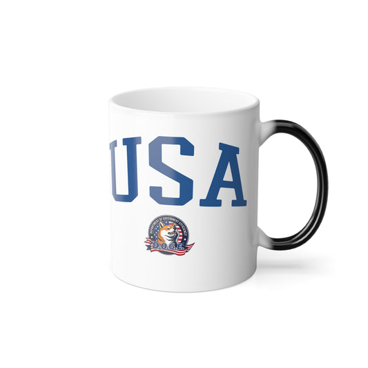DOGE Patriot Color Morphing Mug