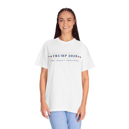 Trump 2028: The Legacy Continues - Unisex Garment-Dyed T-Shirt