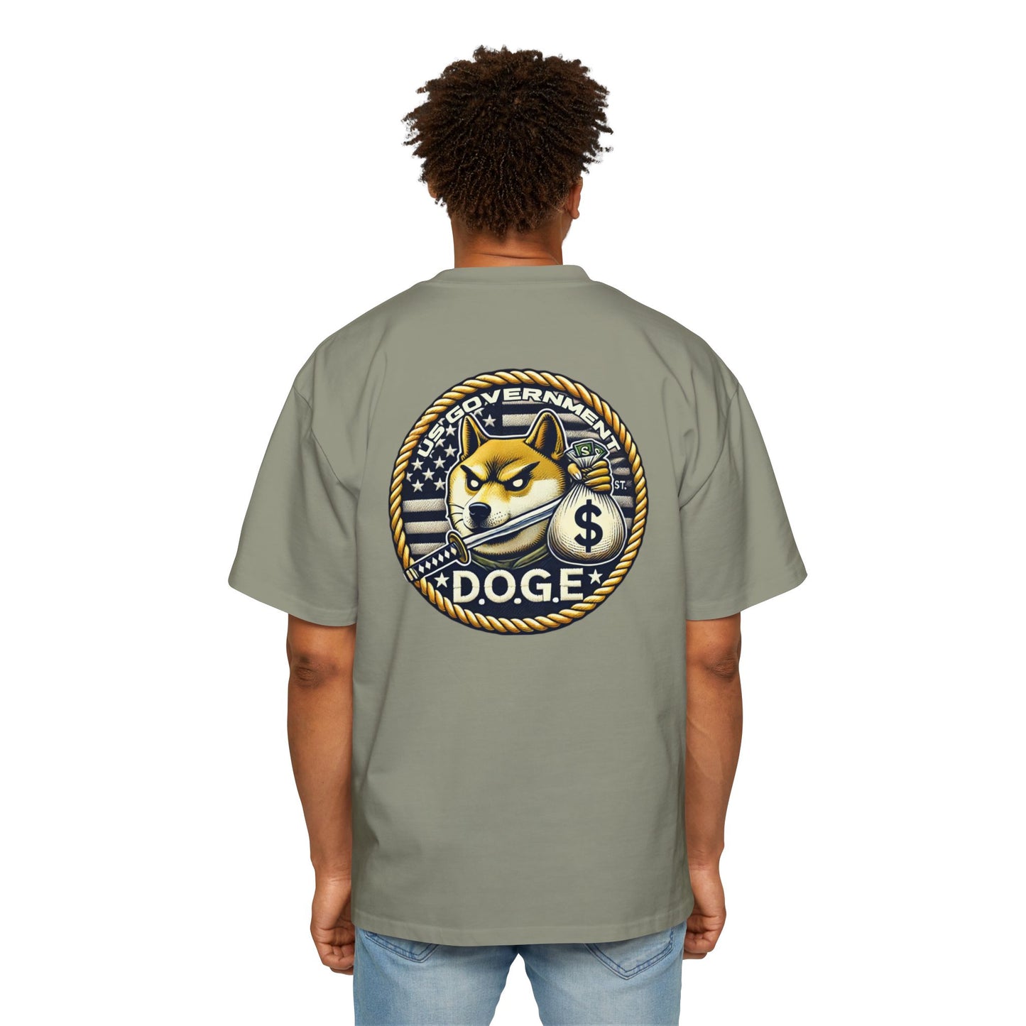 DOGE SQUAD - Men's Oversized Doge Tee