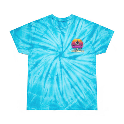 Neon Gulf of America - Tie-Dye Surf Design