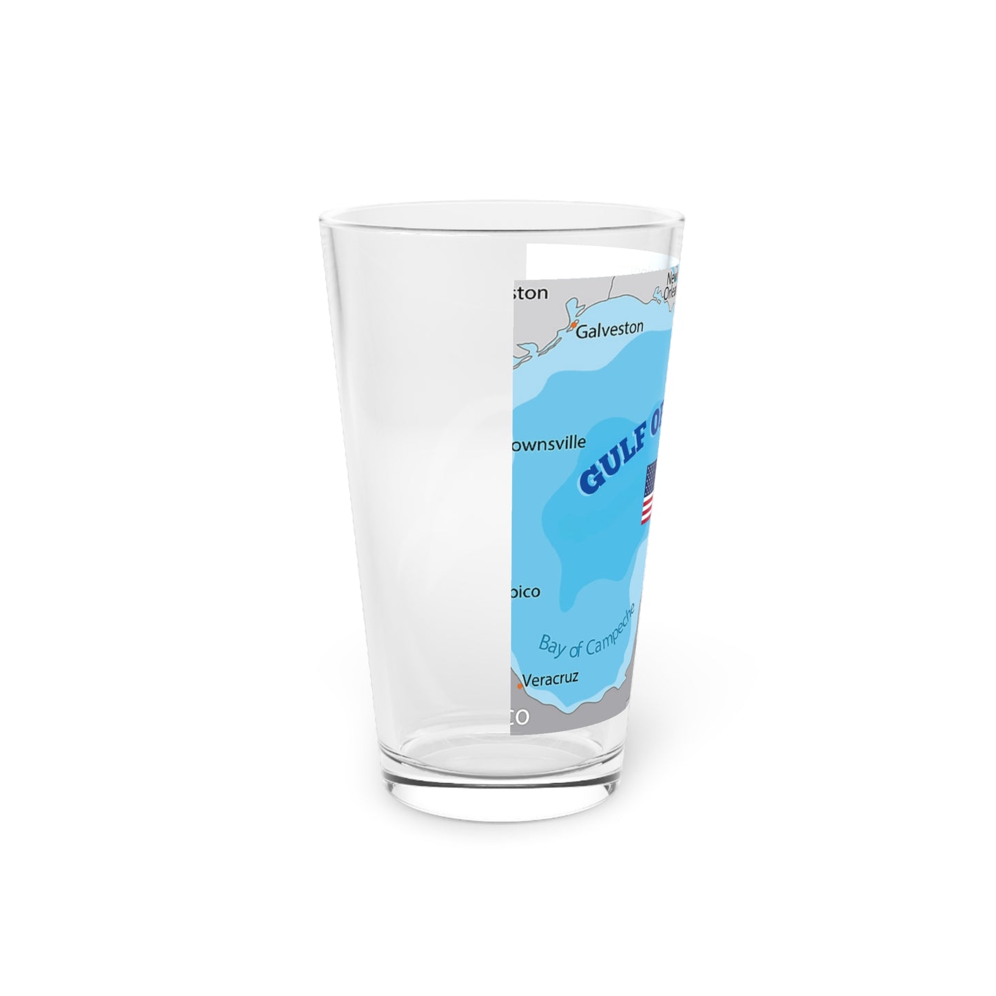 Gulf of America 16oz Pint Glass