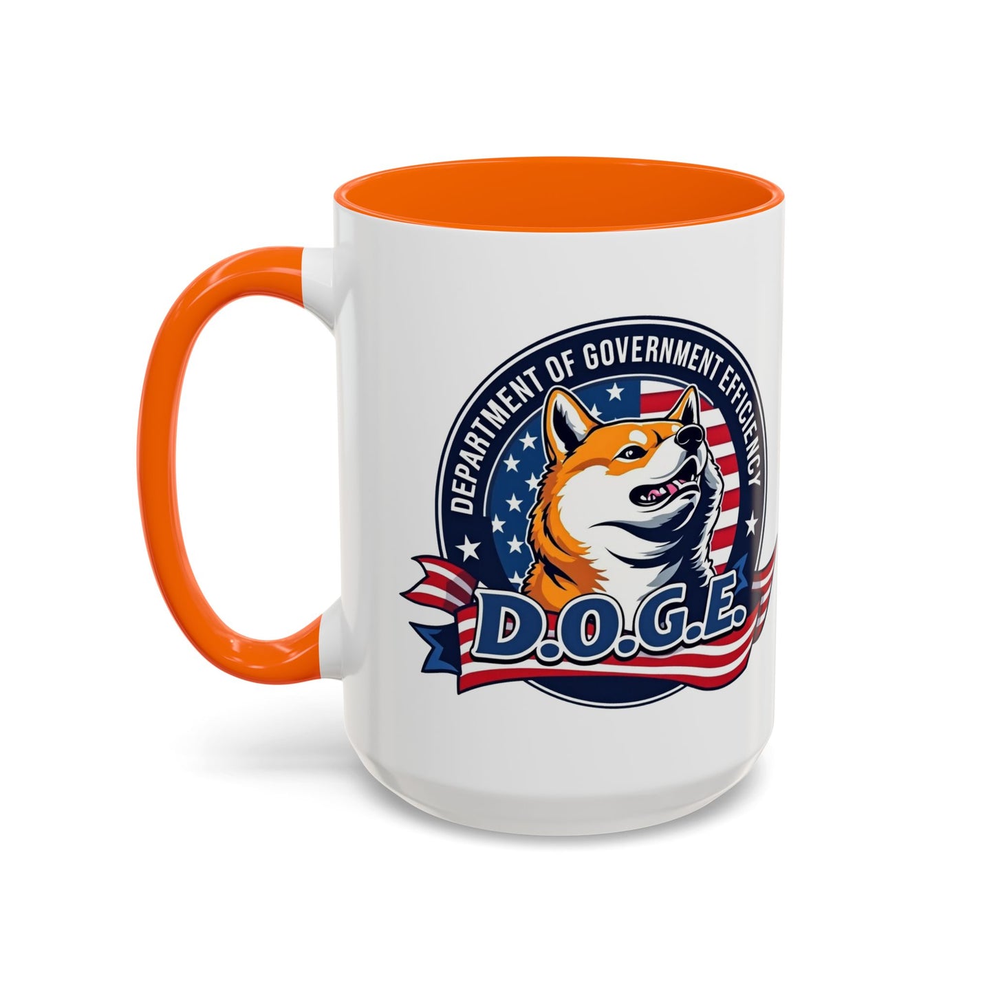 D.O.G.E. Accent Coffee Mug - Perfect Gift for DOGE Lovers and Meme Enthusiasts