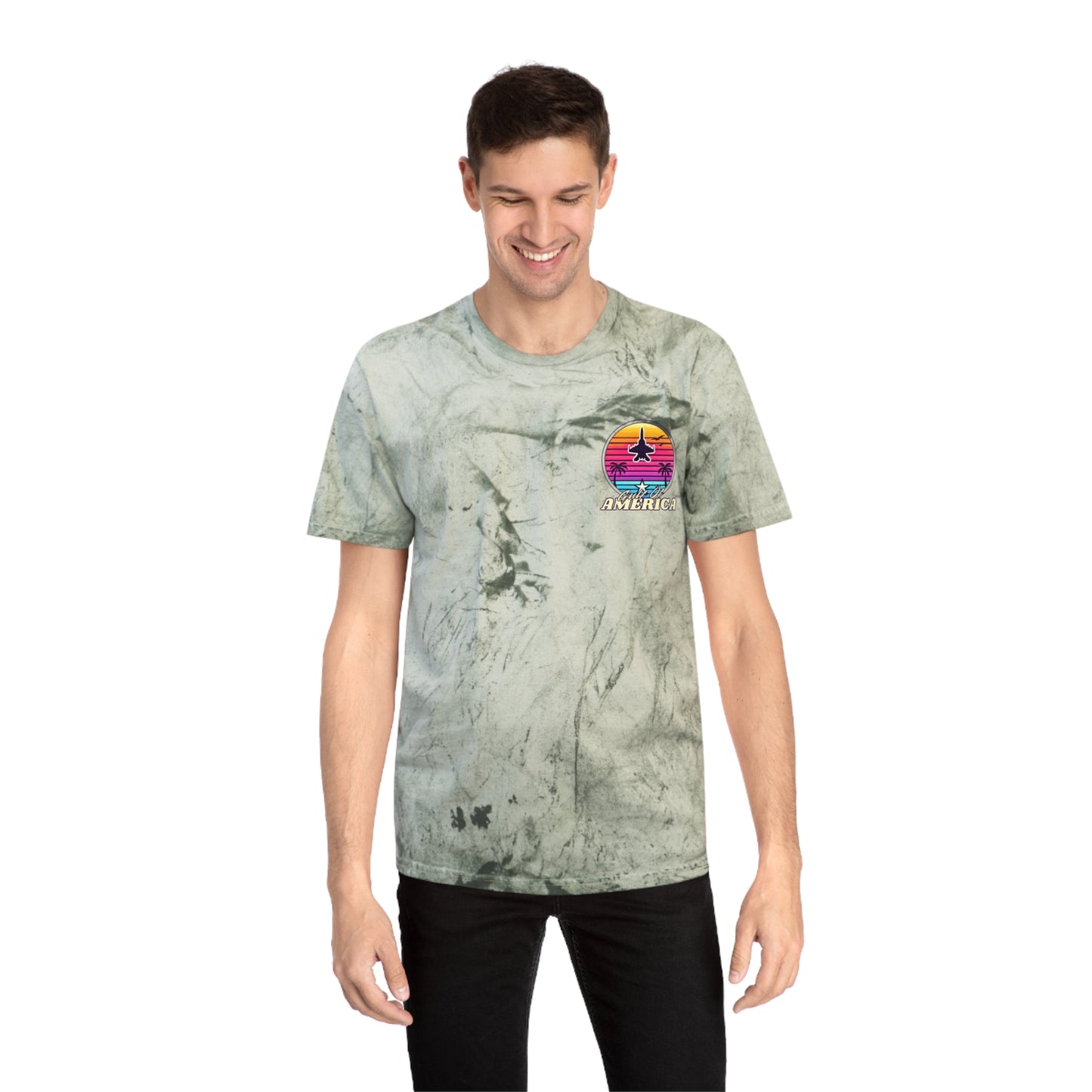 Neon Gulf of America Color Blast T-Shirt