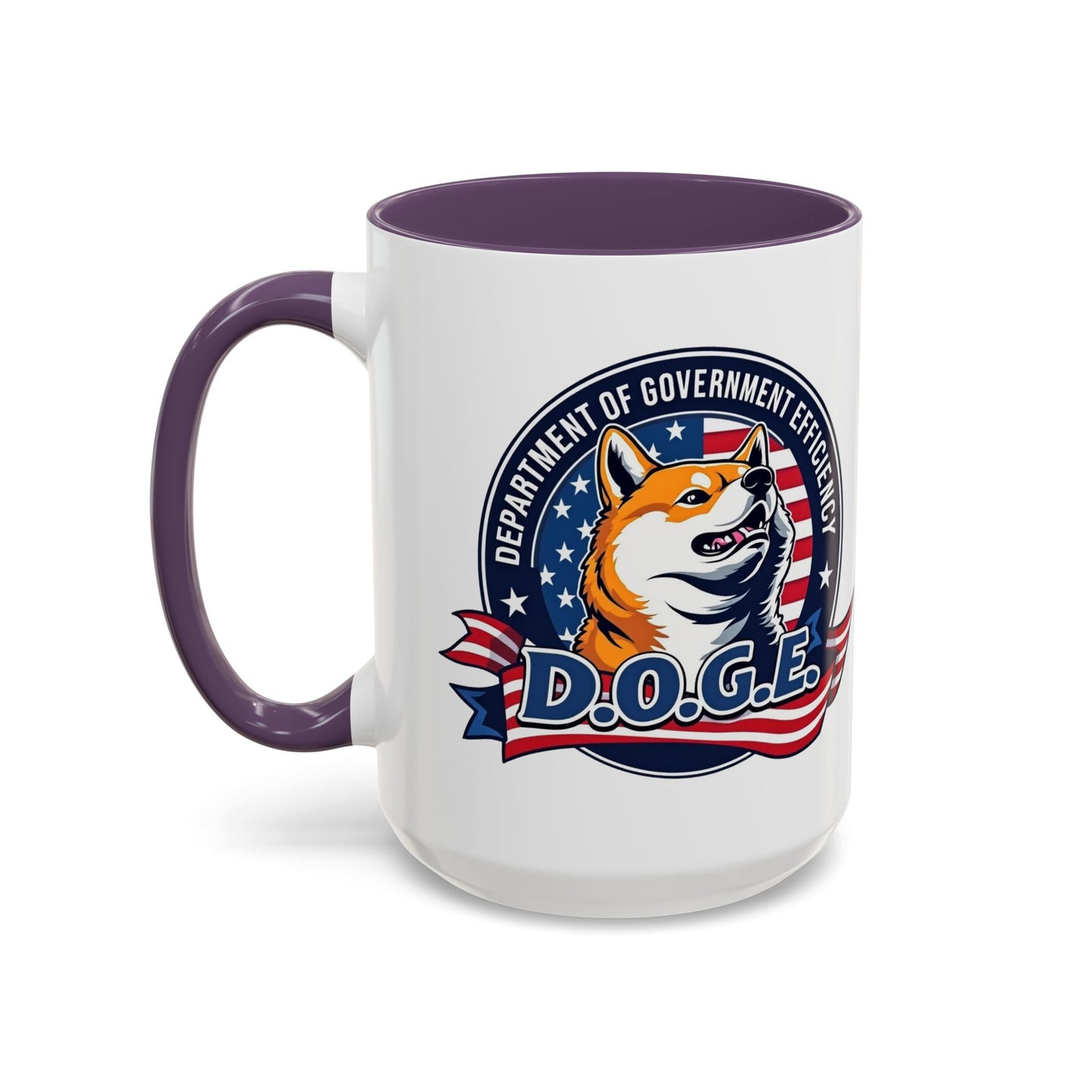 D.O.G.E. Accent Coffee Mug - Perfect Gift for DOGE Lovers and Meme Enthusiasts