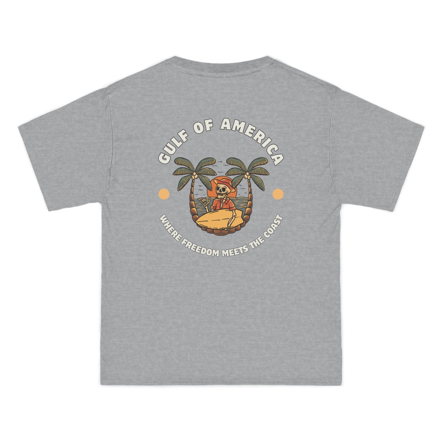 Where Freedom Meets the Coast - Heavyweight Graphic T-Shirt