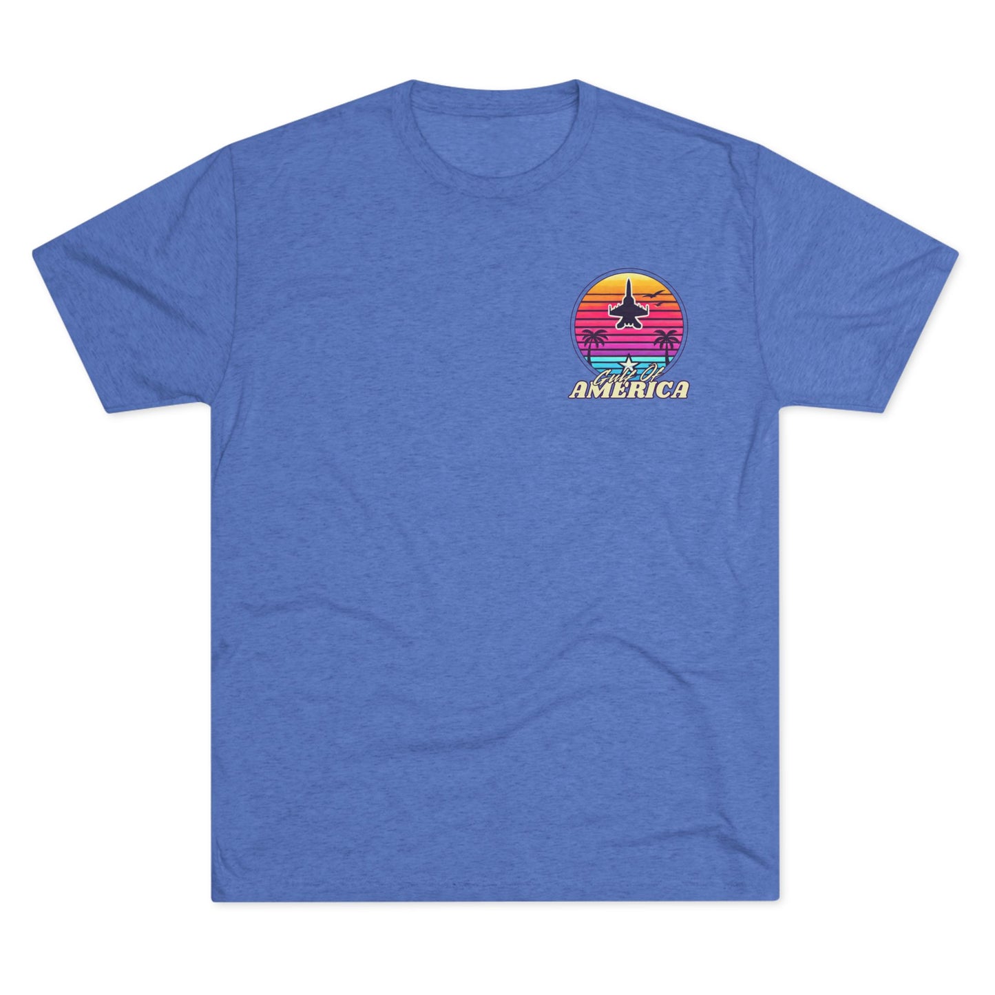 Neon Gulf of America - Unisex Tri-Blend Crew Tee