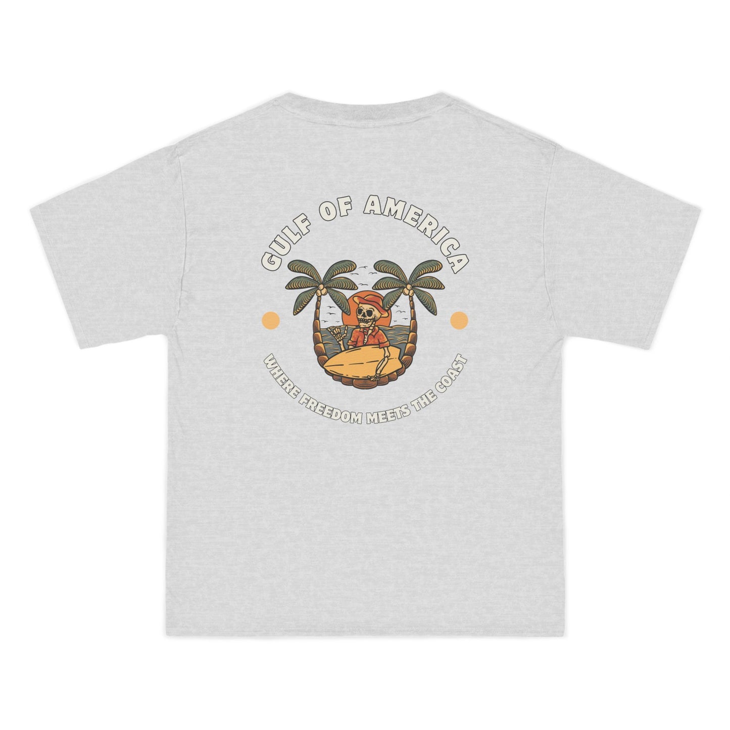 Where Freedom Meets the Coast - Heavyweight Graphic T-Shirt