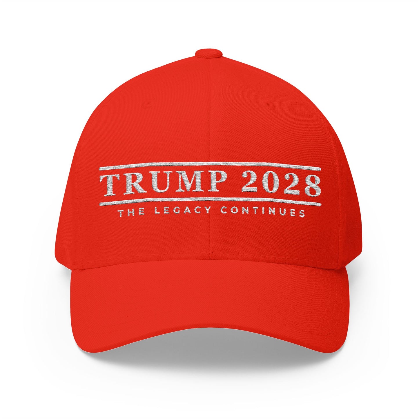 Red Trump 2028 Embroidered Hat