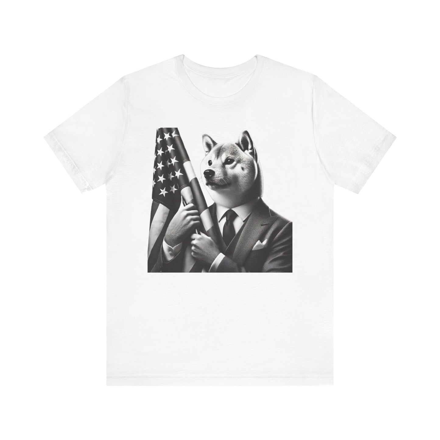 For Love of Doge and Country - Unisex Jersey Short Sleeve T-Shirt