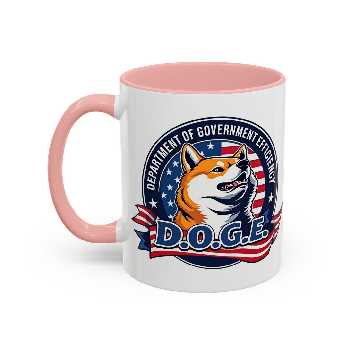 D.O.G.E. Accent Coffee Mug - Perfect Gift for DOGE Lovers and Meme Enthusiasts