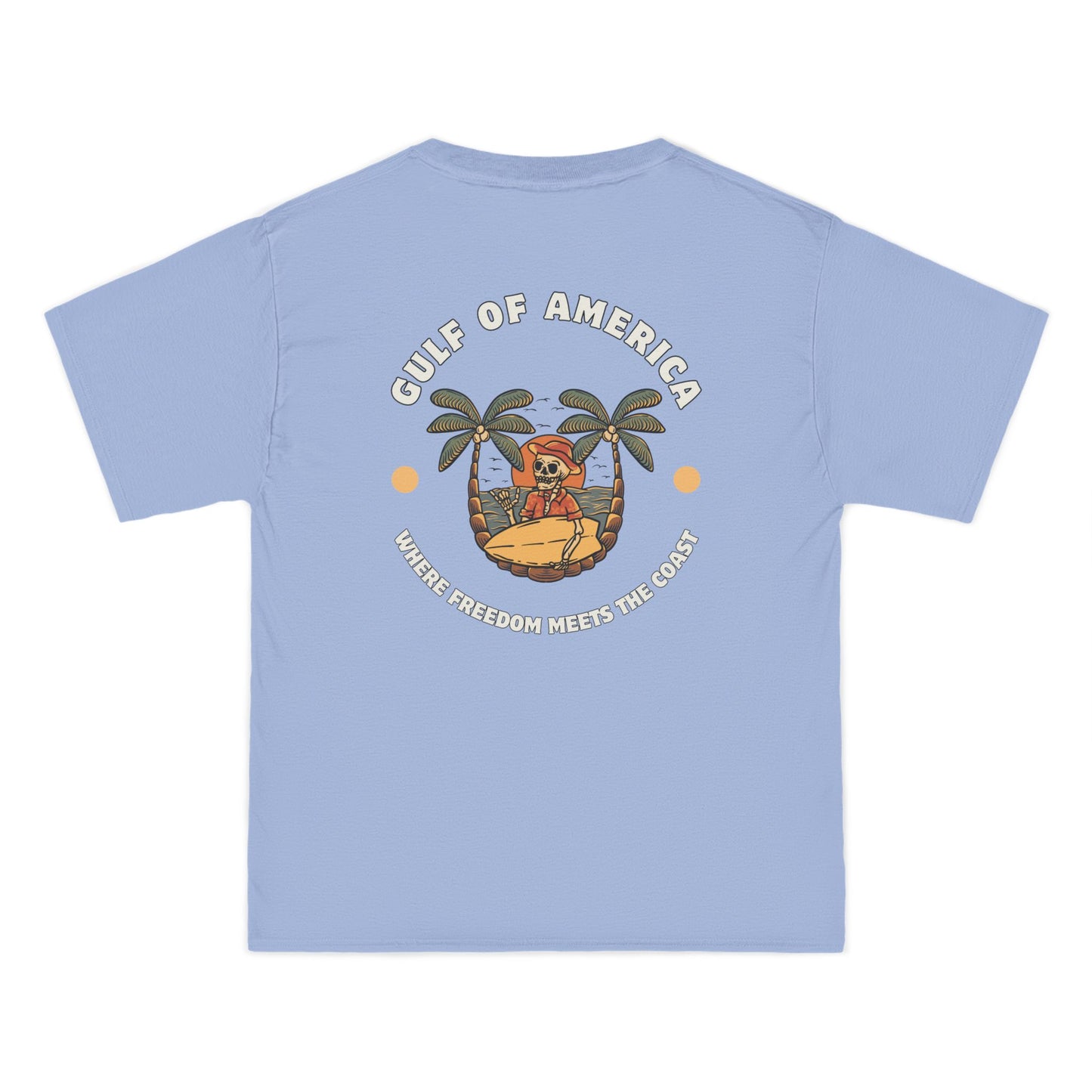 Where Freedom Meets the Coast - Heavyweight Graphic T-Shirt