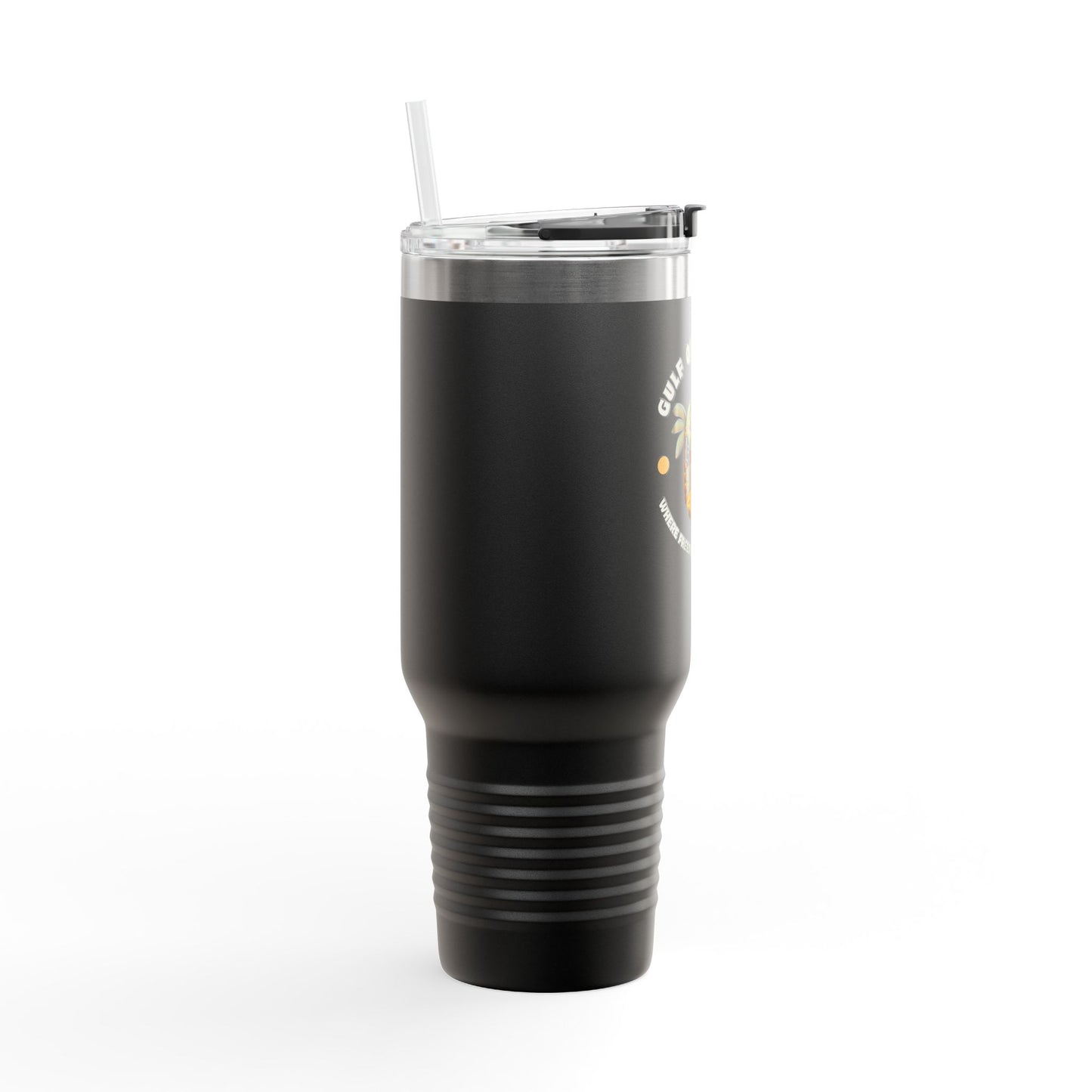 Where Freedom Meets the Coast - Insulated Travel Mug, 40oz