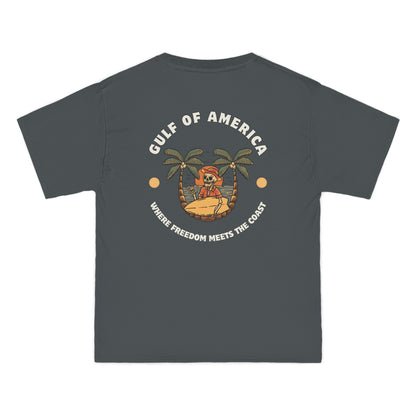 Where Freedom Meets the Coast - Heavyweight Graphic T-Shirt