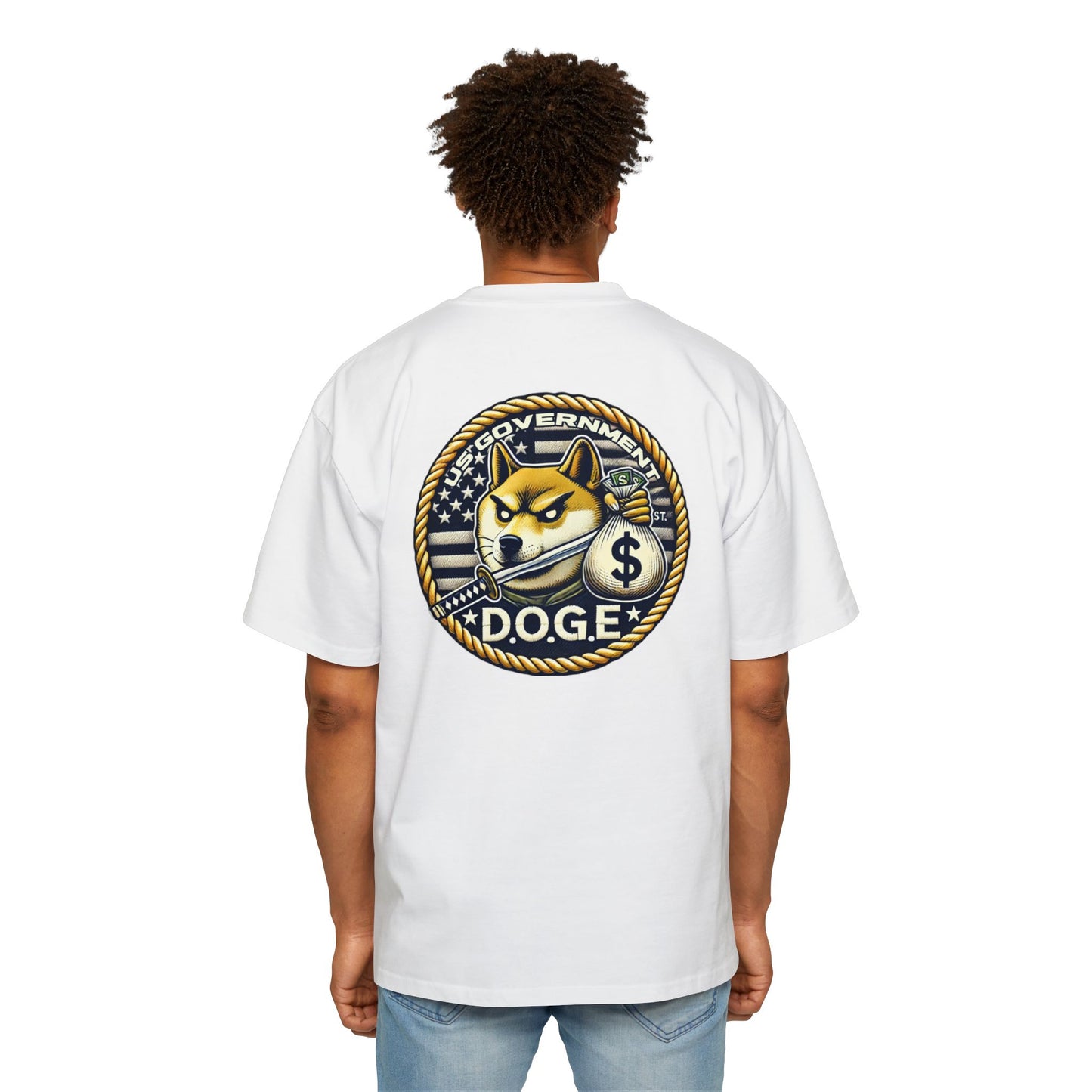 DOGE SQUAD - Men's Oversized Doge Tee