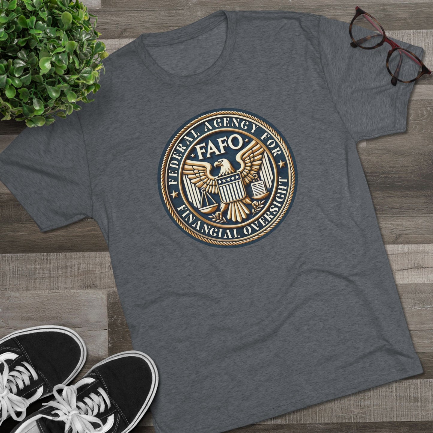 Federal Agent - Unisex Tri-Blend Crew Tee