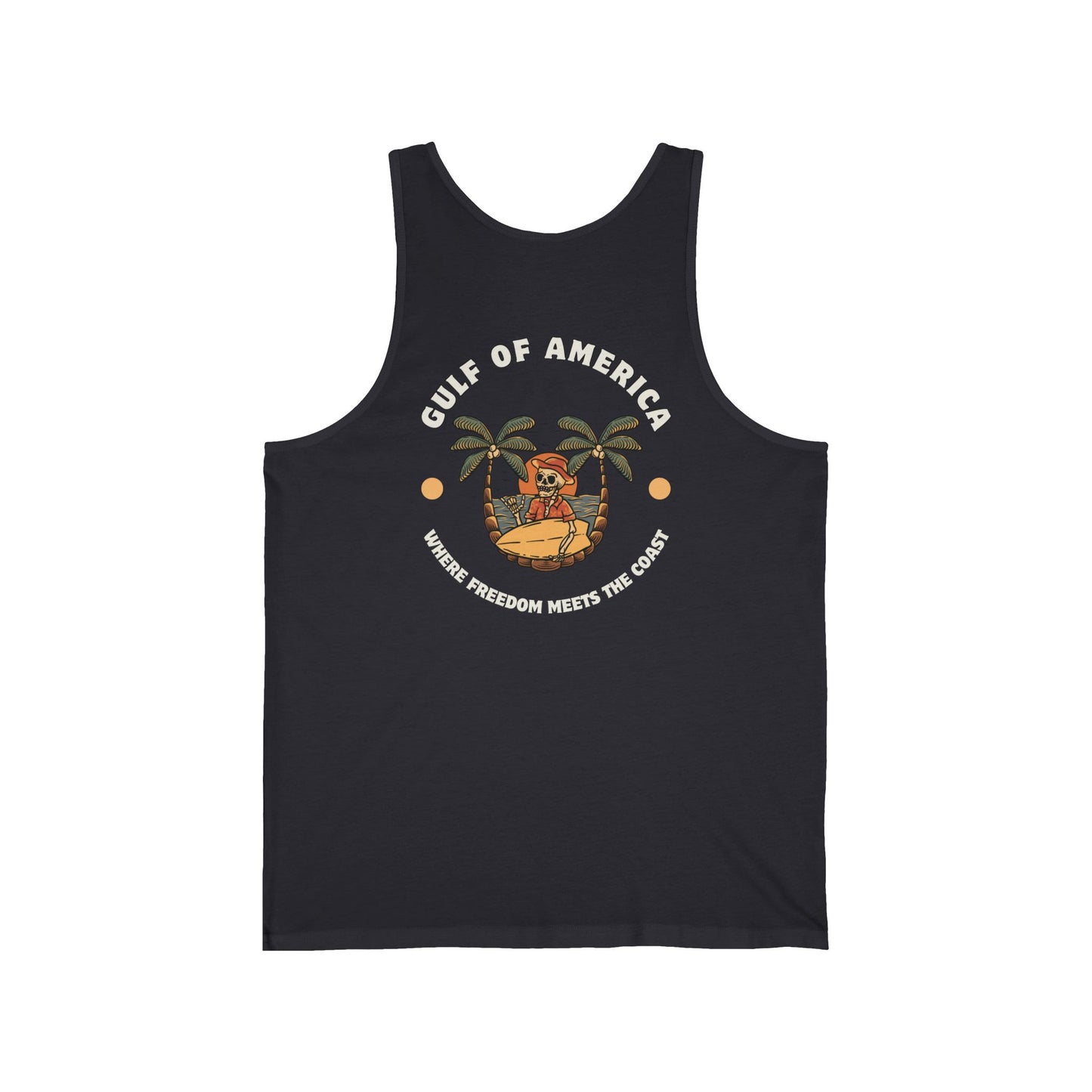 Where Freedom Meets the Coast - Unisex Jersey Tank