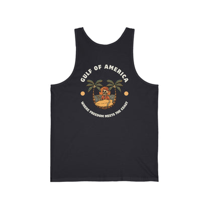 Where Freedom Meets the Coast - Unisex Jersey Tank