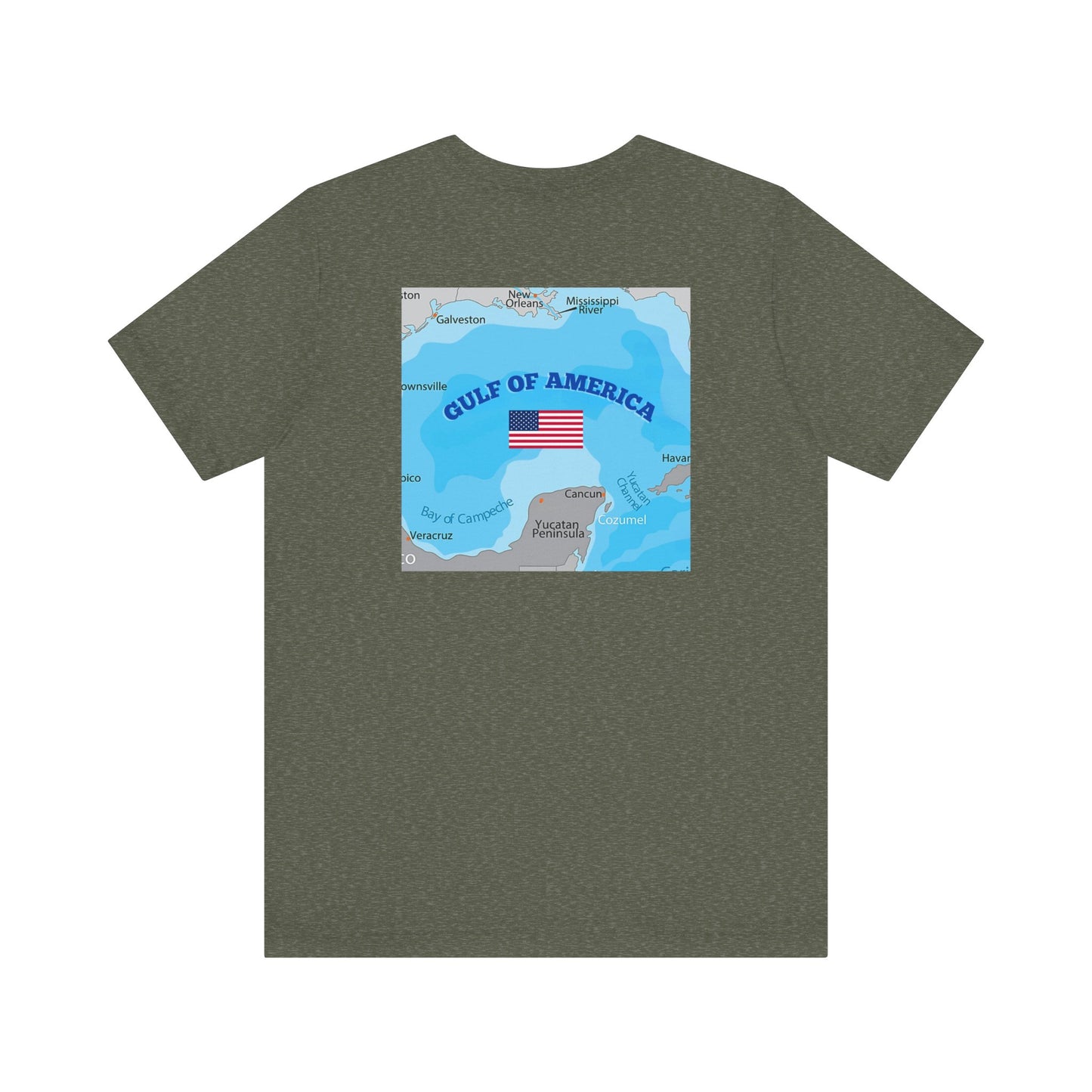 Gulf of America Graphic Tee - Unisex Jersey Short Sleeve T-Shirt