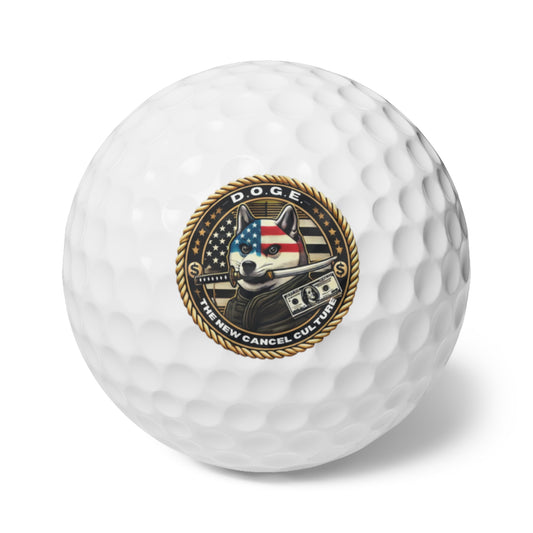 D.O.G.E. Themed Golf Balls - 6 Pack