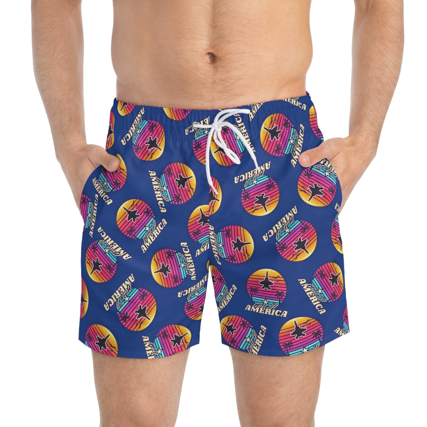 Gulf of America Retro Swim Trunks