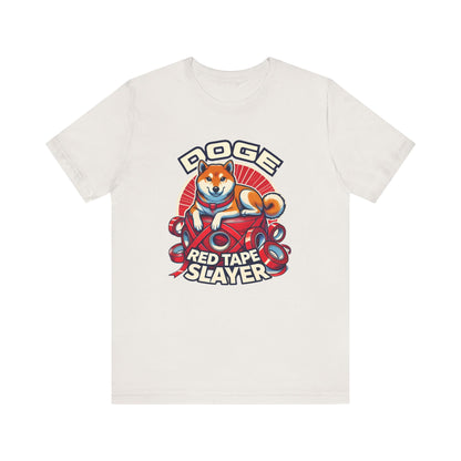 Red Tape Slayer Graphic Tee - Unisex Jersey Short Sleeve T-Shirt