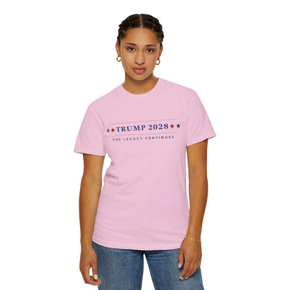 Trump 2028: The Legacy Continues - Unisex Garment-Dyed T-Shirt