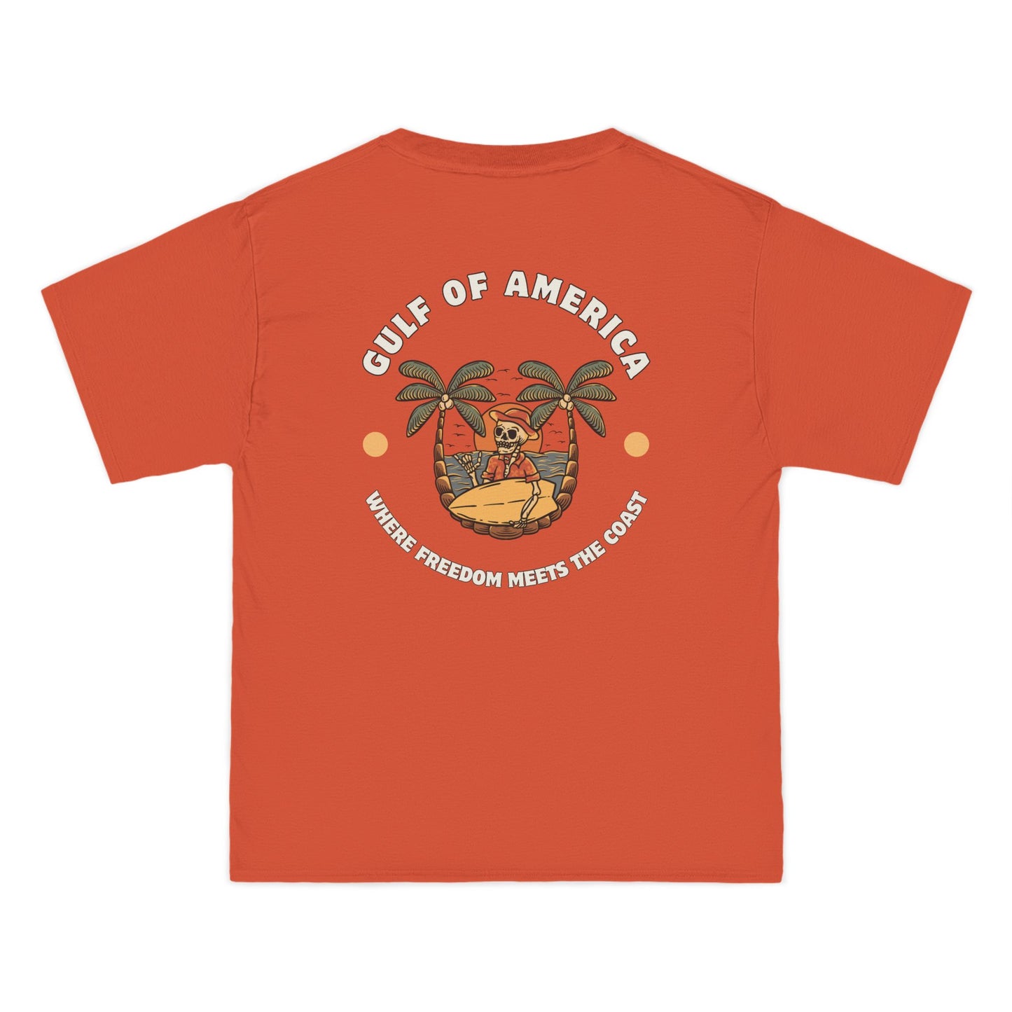 Where Freedom Meets the Coast - Heavyweight Graphic T-Shirt