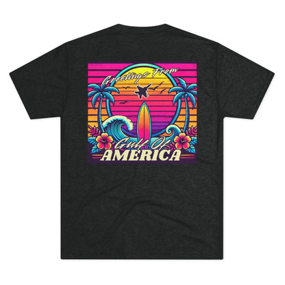 Neon Gulf of America - Unisex Tri-Blend Crew Tee