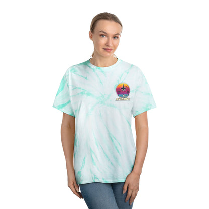 Neon Gulf of America - Tie-Dye Surf Design