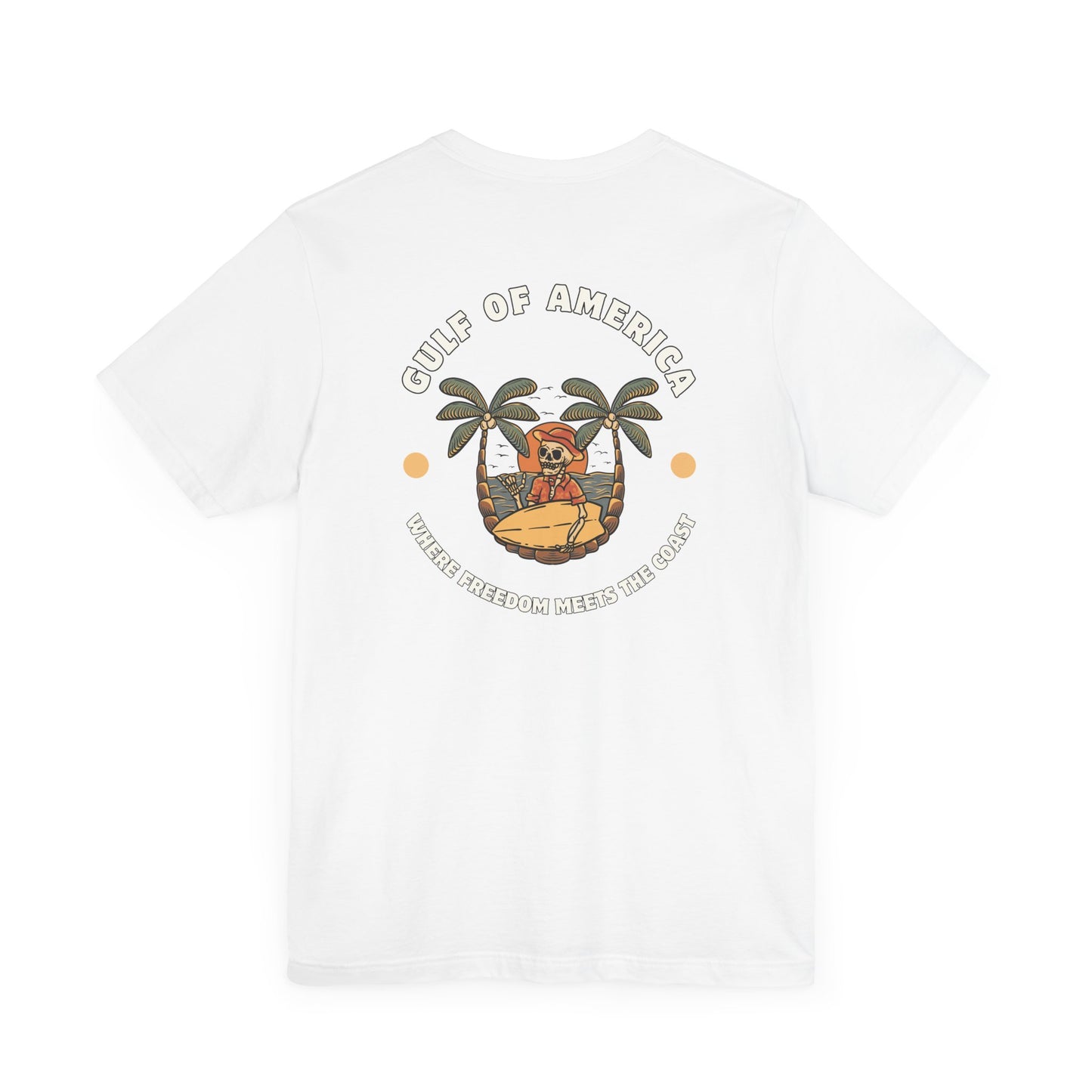 Where Freedom Meets the Coast (Big and Tall Sizes) - Unisex Jersey Short Sleeve T-Shirt