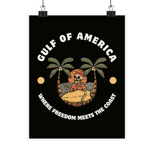 Where Freedom Meets the Coast - Matte Vertical Posters