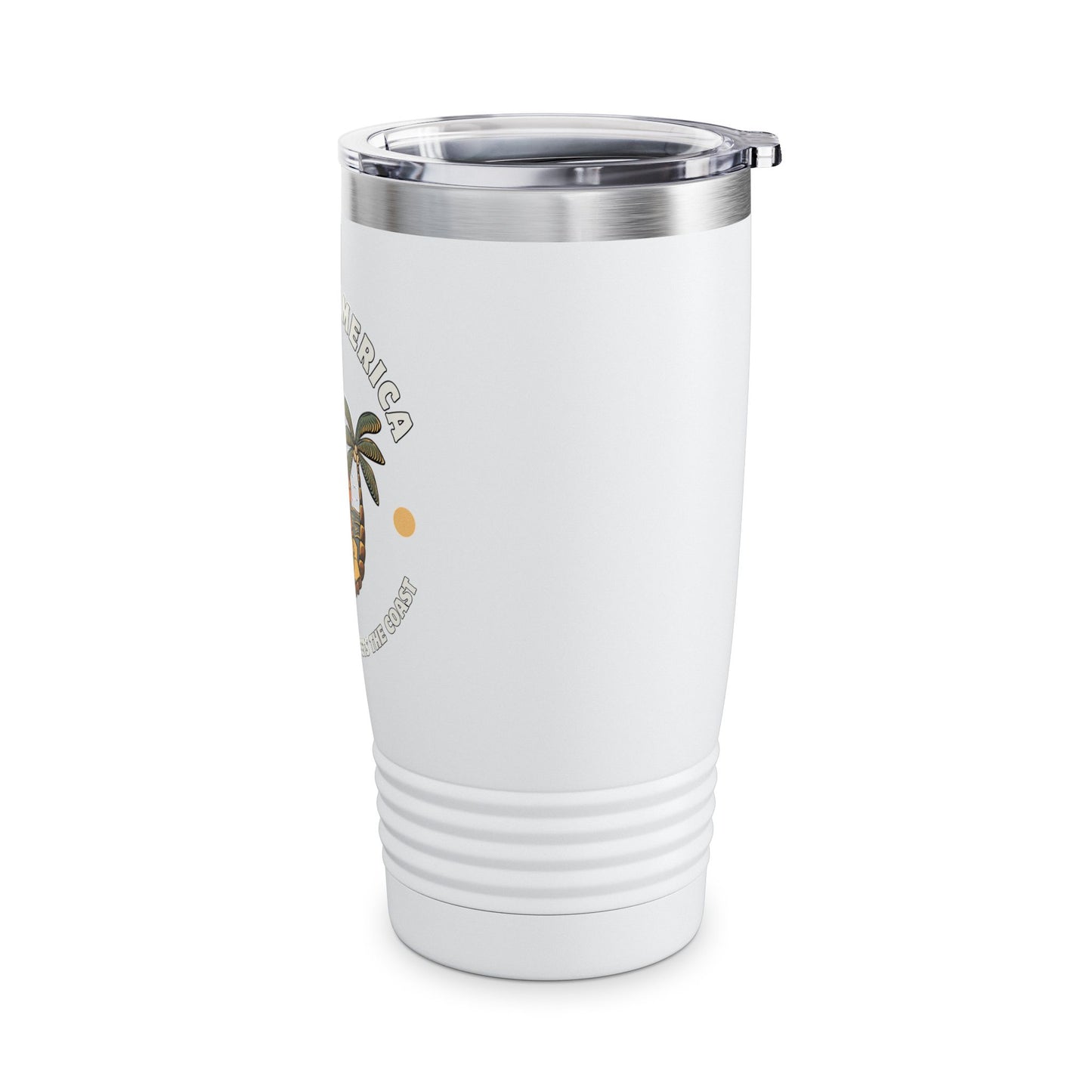 Where Freedom Meets the Coast - Ringneck Tumbler, 20oz