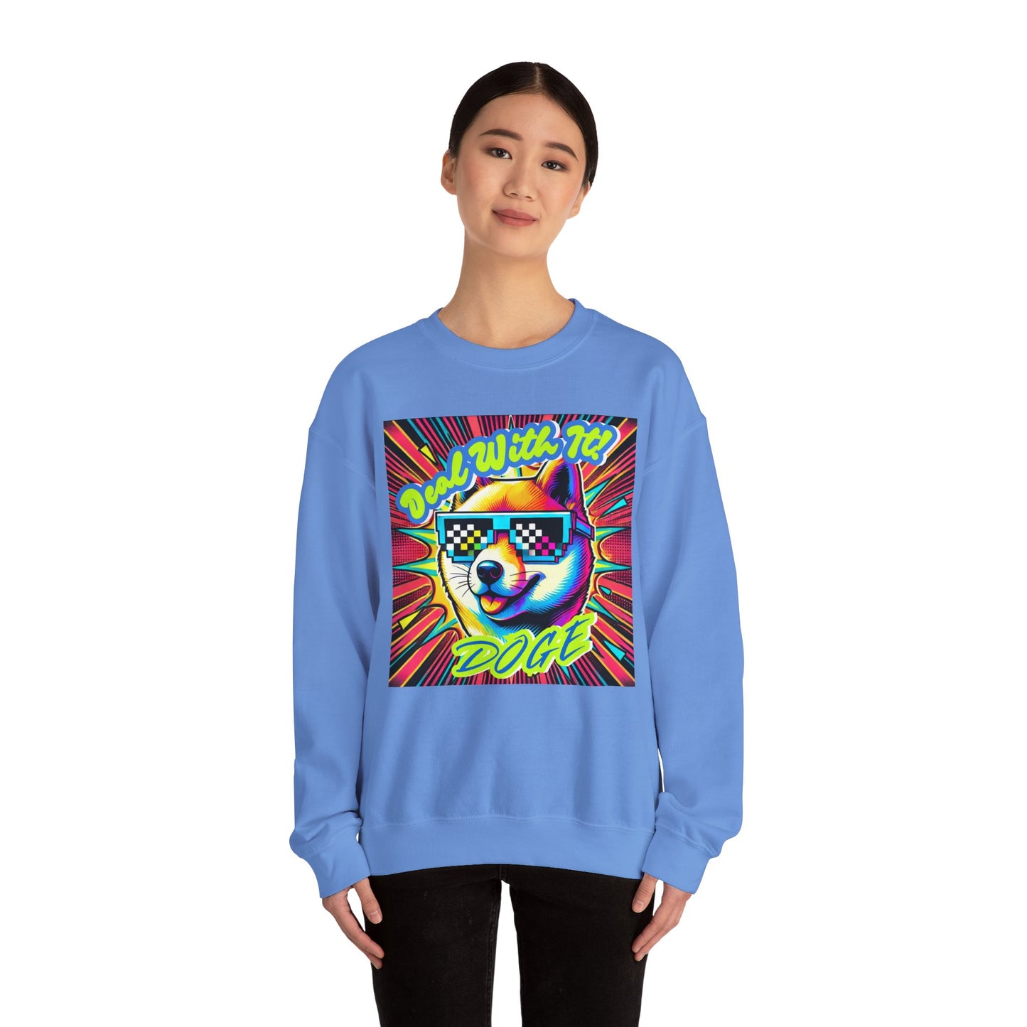 Deal With It - Unisex Heavy Blend™ Crewneck Sweatshirt