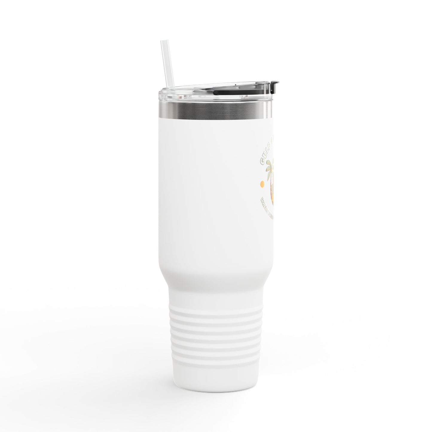 Where Freedom Meets the Coast - Insulated Travel Mug, 40oz