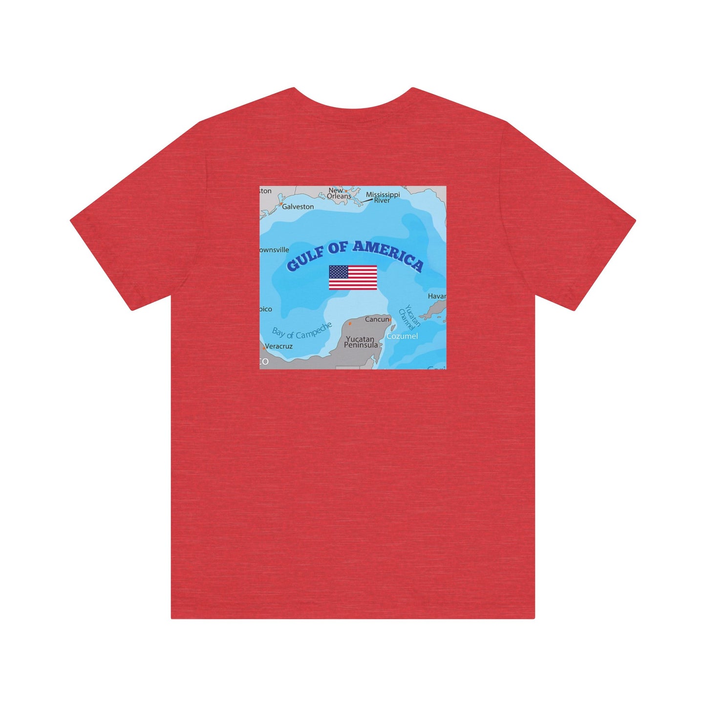 Gulf of America Graphic Tee - Unisex Jersey Short Sleeve T-Shirt