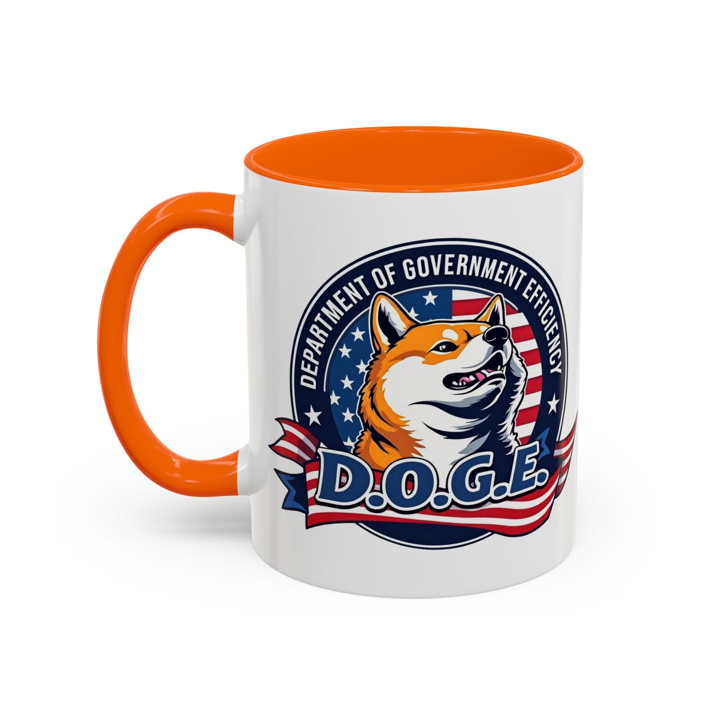 D.O.G.E. Accent Coffee Mug - Perfect Gift for DOGE Lovers and Meme Enthusiasts