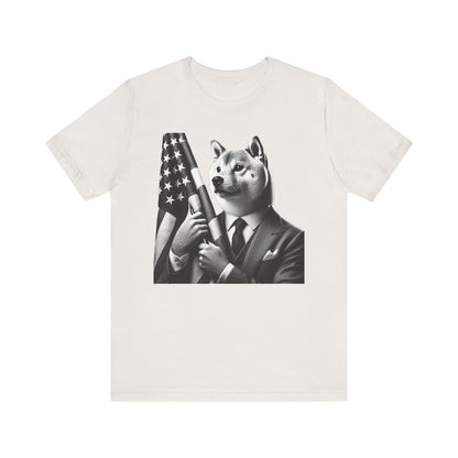 For Love of Doge and Country - Unisex Jersey Short Sleeve T-Shirt